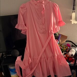 Entro Pink Ruffled dress